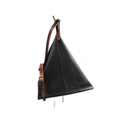 Spatarella Borsa Sacca con Tracolla in Pelle Marrone SPOKE BOTTALATO MORO Spatarella 