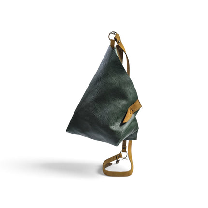 Spatarella Borsa Sacca con Tracolla in Pelle Verde | Mario Spatarella SPOKE GREEN 2 Spatarella 
