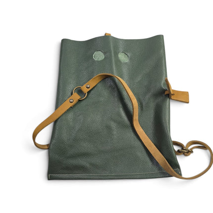 Spatarella Borsa Sacca con Tracolla in Pelle Verde | Mario Spatarella SPOKE GREEN 2 Spatarella 
