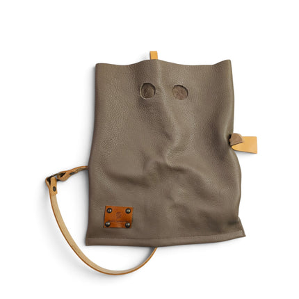Borsa Sacca a Tracolla in Pelle Fango | Spatarella SPOKE LEATHER FANGO Spatarella 