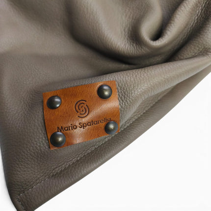 Borsa Sacca a Tracolla in Pelle Fango | Spatarella SPOKE LEATHER FANGO Spatarella 