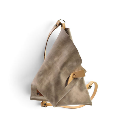 Borsa Sacca a Tracolla in Pelle Olied Naturale | Spatarella SPOKE LEATHER OILED Spatarella 