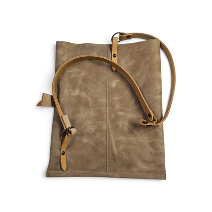 Borsa Sacca a Tracolla in Pelle Olied Naturale | Spatarella SPOKE LEATHER OILED Spatarella 