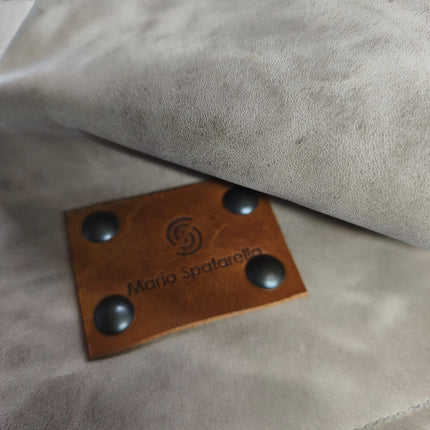Borsa Sacca a Tracolla in Pelle Olied Naturale | Spatarella SPOKE LEATHER OILED Spatarella 