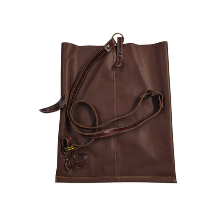 Spatarella Borsa Sacca a Tracolla in Pelle Cuoio SPOKE LEATHER TAN Spatarella 