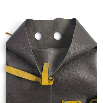 Borsa Sacca a Tracolla in Pelle Marrone | Spatarella SPOKE RUGA BROWN Spatarella 