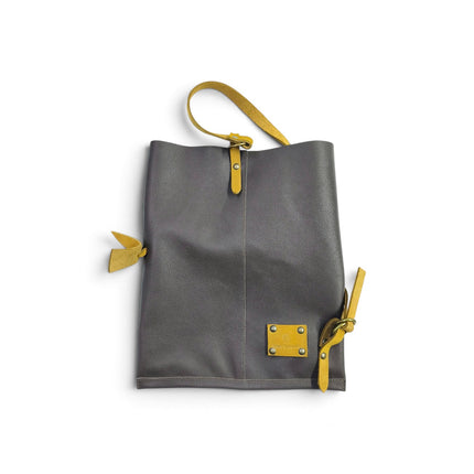 Borsa Sacca a Tracolla in Pelle Marrone | Spatarella SPOKE RUGA BROWN Spatarella 