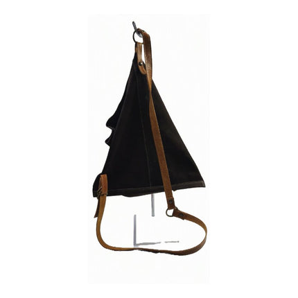 Spatarella Borsa Sacca a Tracolla in Camoscio Testa di Moro SPOKE SUEDE DK BROWN Spatarella 