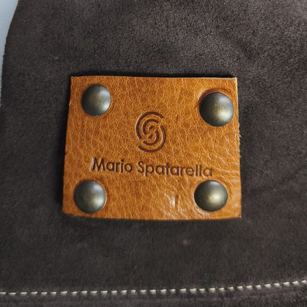 Spatarella Borsa Sacca a Tracolla in Camoscio Testa di Moro SPOKE SUEDE DK BROWN Spatarella 
