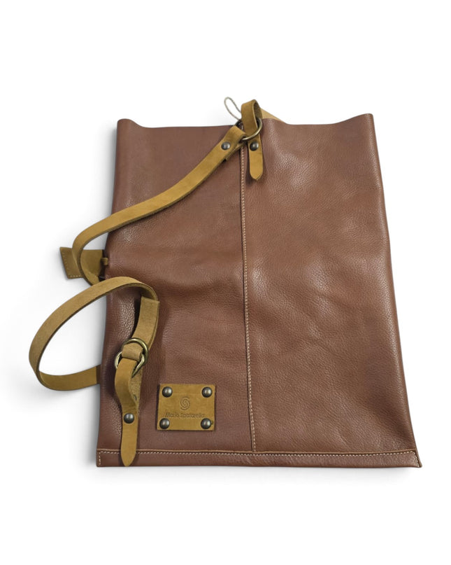 Spatarella Borsa Sacca con Tracolla in Pelle Cuoio | Mario Spatarella SPOKE TAN 2 Spatarella 