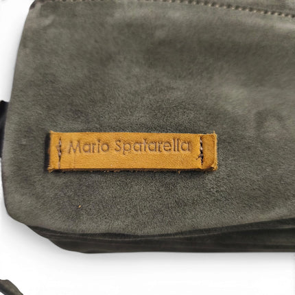 Borsetta tre Tasche Donna in Camoscio Verde Foresta | Spatarella UTILITY FORESTA Spatarella 