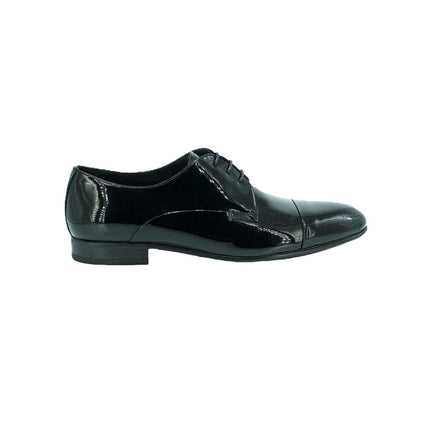Stingata Cerimonia Derby Vernice Nero Elegante Sposo ELITE 3 VERNICE NERO Rogal's 