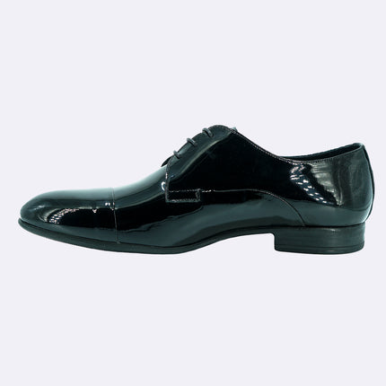 Stingata Cerimonia Derby Vernice Nero Elegante Sposo ELITE 3 VERNICE NERO Rogal's 
