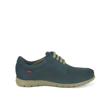 Stringata Bassa Uomo in Pelle Blu 81308 BLU Callaghan 