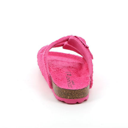 Ciabatta Sughero Doppia Fibbia CB3025 SARA FUXIA Grunland 