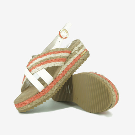 Sandali Donna con Zeppa KIM FLAG CROSS CORAL Wrangler 