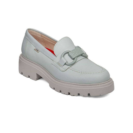 Mocassini Donna Pelle Verde 32908 ISASA AQUA Callaghan 