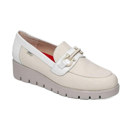 Mocassini Donna Vernice Avorio 58500 BARI MARFIL Callaghan 