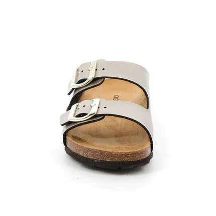 Ciabatta Sughero Doppia Fibbia CB2425 SARA CHAMPAGNE Grunland 