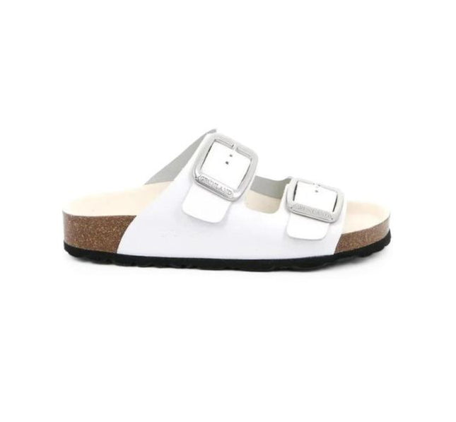 Ciabatta Sughero Doppia Fibbia CB3272 ENNY BIANCO Grunland 