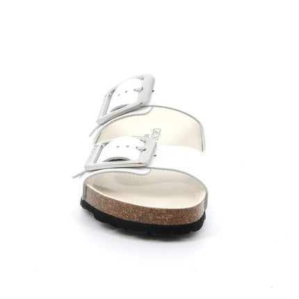 Ciabatta Sughero Doppia Fibbia CB3272 ENNY BIANCO Grunland 