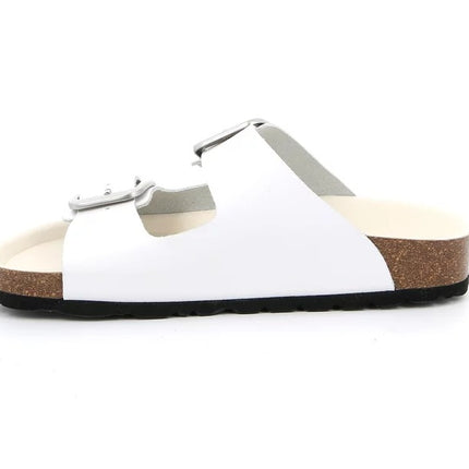Ciabatta Sughero Doppia Fibbia CB3272 ENNY BIANCO Grunland 