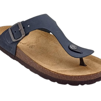 Ciabatta Infradito Sughero CB0001 SARA BLU Grunland 