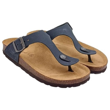 Ciabatta Infradito Sughero CB0001 SARA BLU Grunland 