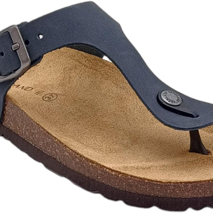 Ciabatta Infradito Sughero CB0001 SARA BLU Grunland 