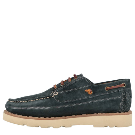 Barca Scarpa Uomo Camoscio Blu HOPI SUEDE NAVY 016 Jeep Footwear 