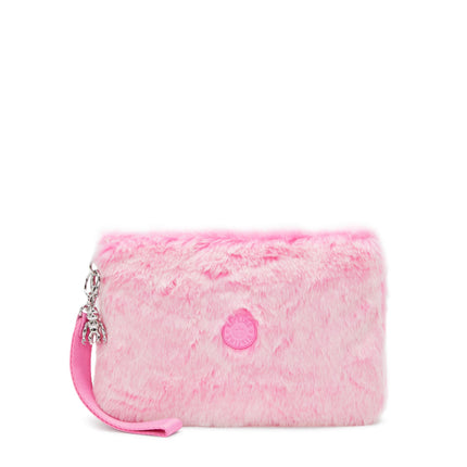 Pochette Peluche Pink FANCY VALENTINE PINK Kipling 