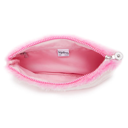 Pochette Peluche Pink FANCY VALENTINE PINK Kipling 