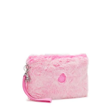 Pochette Peluche Pink FANCY VALENTINE PINK Kipling 