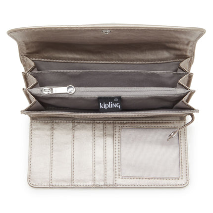Portafoglio Lungo Donna MONEY LAND METALLIC GLOW Kipling 