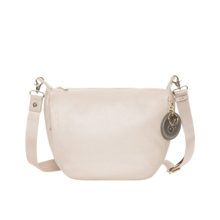 Borsa Tracolla Pelle Taupe FZT59 MELLOW LEATHER WARM TAUPE A28 Mandarina Duck 