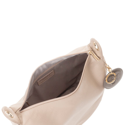 Borsa Tracolla Pelle Taupe FZT59 MELLOW LEATHER WARM TAUPE A28 Mandarina Duck 