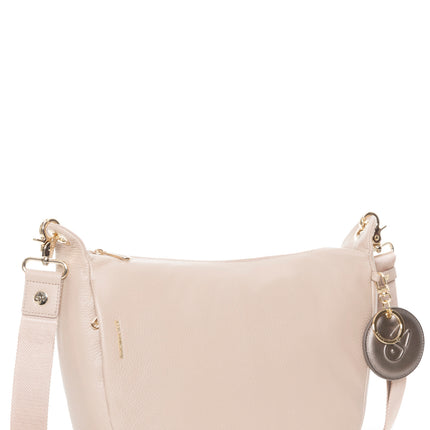 Borsa Tracolla Pelle Taupe FZT59 MELLOW LEATHER WARM TAUPE A28 Mandarina Duck 