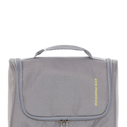 Beauty Necessaire da Viaggio in Tessuto Grigio JNN01 SMILE&GO STEEL 465 Mandarina Duck 