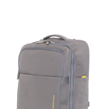 Zaino Trolley in Tessuto Grigio JNV05 SMILE&GO STEEL 465 Mandarina Duck 