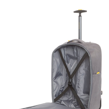 Zaino Trolley in Tessuto Grigio JNV05 SMILE&GO STEEL 465 Mandarina Duck 