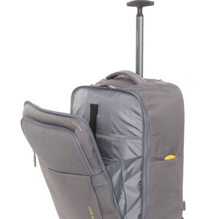 Zaino Trolley in Tessuto Grigio JNV05 SMILE&GO STEEL 465 Mandarina Duck 