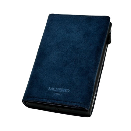 Moero Pro Alcantara Blu Zip Portafoglio Slim PRO ALCANTARA BLUE ZIP BLUE Moero 