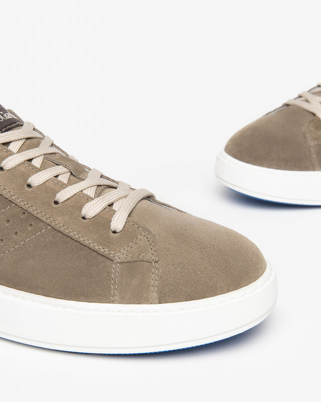 Nero Giardini Sneakers Uomo Bassa in Camoscio Biscotto E400220U BISCOTTO 352 Nero Giardini 