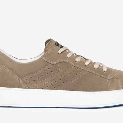 Nero Giardini Sneakers Uomo Bassa in Camoscio Biscotto E400220U BISCOTTO 352 Nero Giardini 