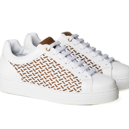 Sneakers Bassa Uomo Pelle Intrecciata SON 500 INTRECCIO Rogal's 