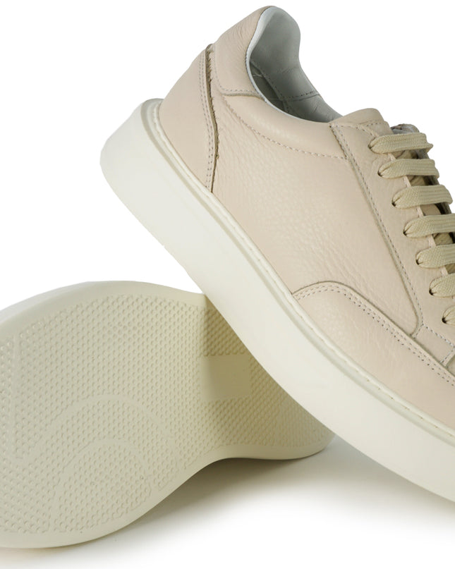 Sneakers Bassa Uomo Pelle Milk TAGO 4 MILK Rogal's 
