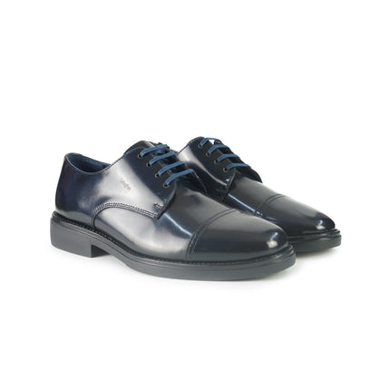 Callaghan Francesina Uomo in Pelle Spazzolata Blu 59806 CLASSI AZUL Callaghan 