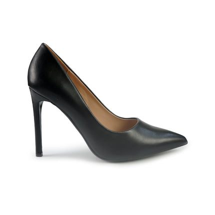 Francesco Milano Decollete Tacco a Spillo in Pelle Nera e41011 BLACK Francesco Milano 