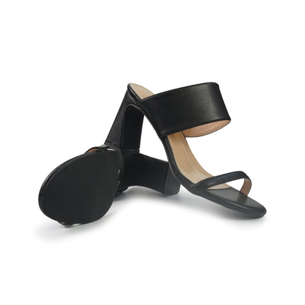 Francesco Milano Sandali Donna con Tacco in Pelle Nero G41-01N BLACK Francesco Milano 