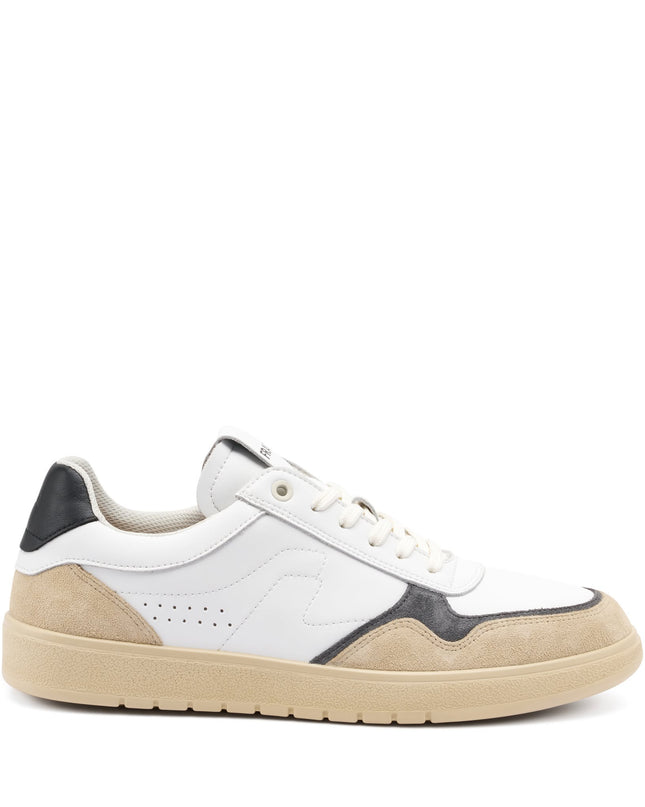 Frau Sneakers Uomo Bassa in Pelle Bianca Siberia 11D1 SIBERIA Frau 